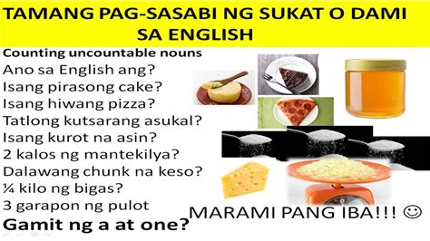 nag sukat in english